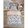 ETE HOMETEX TEK KİŞİLİK LÜX WELSOFT YORGAN SETİ ARİNA BEJ 155X215CM 8696474231848